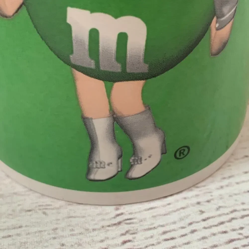Green M&M Coffee Mug Collectible Mars Cup by Cyrk, Inc. Tea Hot Chocolate